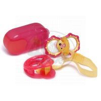 Silikonové šidítko s klipem a pouzdrem 6m+ Fisher Price 2