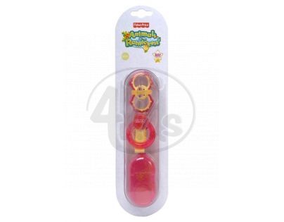 Silikonové šidítko s klipem a pouzdrem 6m+ Fisher Price
