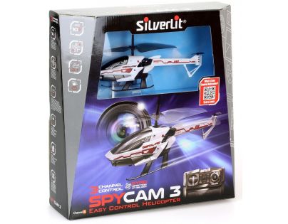 Silverlit RC Helikoptéra Spy Cam III - Bílá