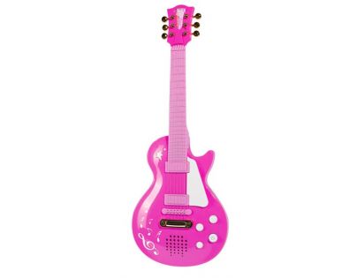 Simba Elektronická kytara růžová