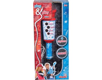 Simba Elektronický mikrofon 28 cm se vstupem pro MP3