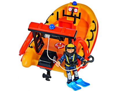 Simba Požárník Sam Člun Neptun s figurkou