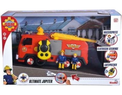 Simba Požárník Sam Hasičské auto Jupiter Mega Deluxe 28 cm - Poškozený obal
