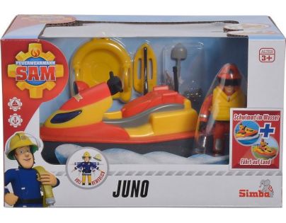 Simba Požárník Sam Vodní skútr Juno s figurkou