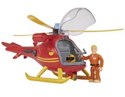 Simba Požárník Sam Vrtulník s figurkou