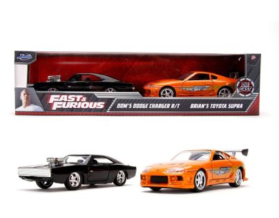 Simba Rychle a zběsile Twin Pack Toyota Supra a Dodge Charger 1:32