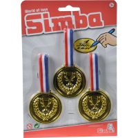 Simba Medaile zlaté 3 ks 2