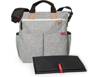 Skip hop taška Duo Signature Grey Melange