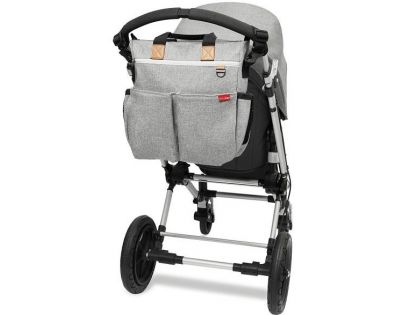 Skip hop taška Duo Signature Grey Melange