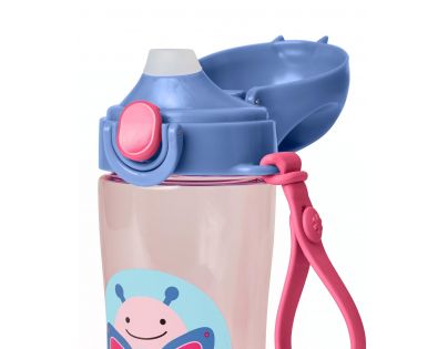 Skip Hop Zoo Láhev sportovní s uzávěrem Motýlek