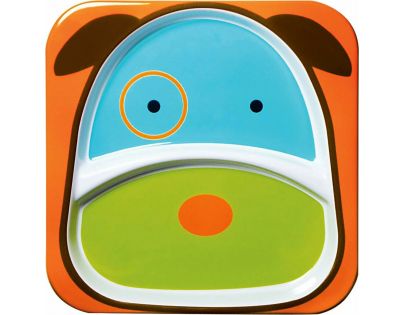Skip Hop Zoo Talířek 2 v 1 Pejsek