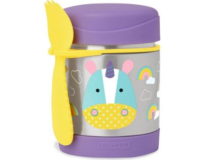Skip Hop Zoo Termoska na jídlo s vidličkou Jednorožec