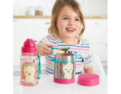 Skip Hop Zoo Termoska na jídlo se lžičkou a vidličkou Lama 325 ml