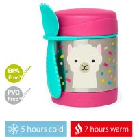 Skip Hop Zoo Termoska na jídlo se lžičkou a vidličkou Lama 325 ml Skip Hop Zoo Termoska na jídlo se lžičkou a vidličkou Lama 325 ml