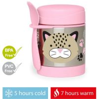 Skip Hop Zoo Termoska na jídlo se lžičkou a vidličkou Leopard 325 ml Skip Hop Zoo Termoska na jídlo se lžičkou a vidličkou Leopard 325 ml