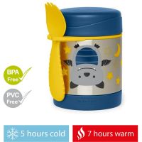 Skip Hop Zoo Termoska na jídlo se lžičkou a vidličkou Netopýr 325 ml Skip Hop Zoo Termoska na jídlo se lžičkou a vidličkou Netopýr 325 ml