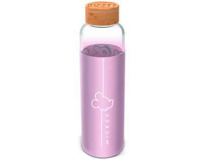Stor Mickey Skleněná láhev s návlekem 585 ml