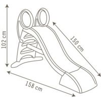 Smoby 310218 - Skluzavka KS 150 cm s vlhčením 5