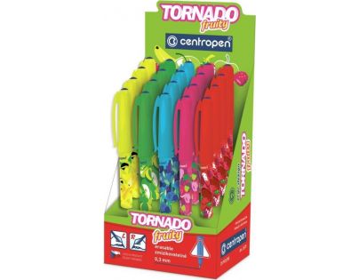 Centropen Školní roller Tornado Fruity červené víčko