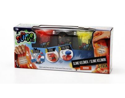 EP Line Slime sliz 3 pack pro kluky červená, černá, žlutá