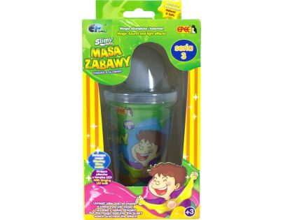 Slimy S3 sliz se svítící kuličkou modrý