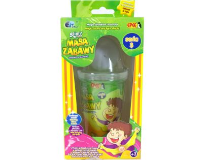 Slimy S3 sliz se svítící kuličkou žlutý