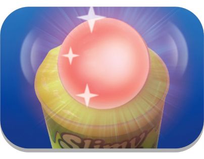 Slimy S3 sliz se svítící kuličkou žlutý