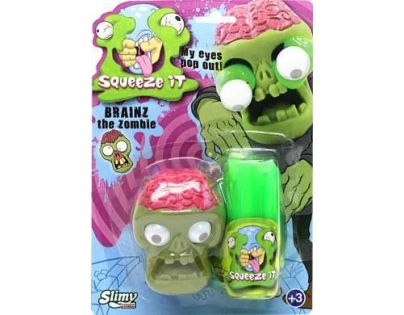 EP Line Slimy se zombie hlavou 80 g slizu zelený sliz