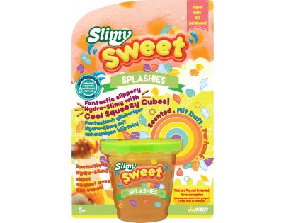 Slimy Sweet Splashies 180 g oranžový