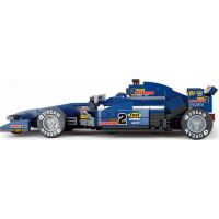 Sluban Stavebnice F1 Závodní auto modré 1:24 5