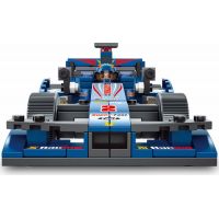 Sluban Stavebnice F1 Závodní auto modré 1:24 6