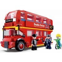 Sluban Stavebnice Londýnský dvoupodlažní autobus 382 ks 2