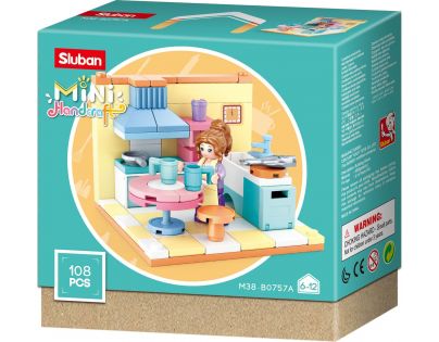 Sluban Stavebnice Postav si vlastní apartment kuchyň