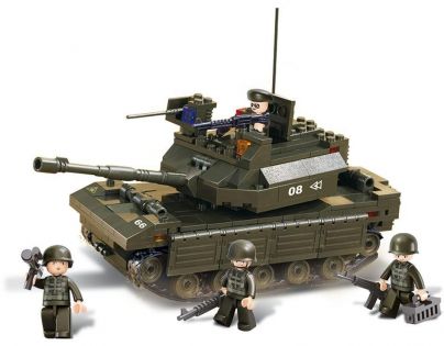 Sluban Stavebnice tank Abrams 312 dílků