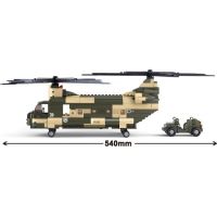 Sluban Stavebnice Transportní vrtulník 6