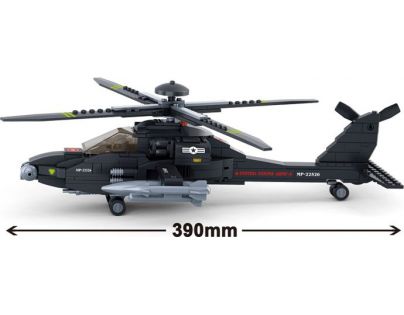 Sluban Stavebnice Vrtulník Apache