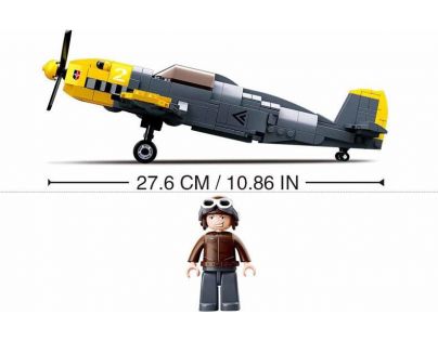 Sluban WWII Letadlo Messerschmitt BF109