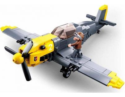 Sluban WWII Letadlo Messerschmitt BF109