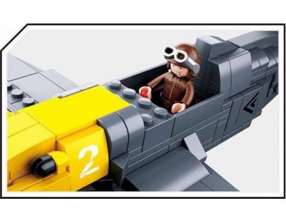Sluban WWII Letadlo Messerschmitt BF109