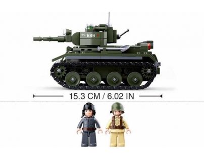Sluban WWII Tank BT 7