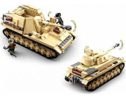 Sluban WWII Tank Panzer IV. 2v1