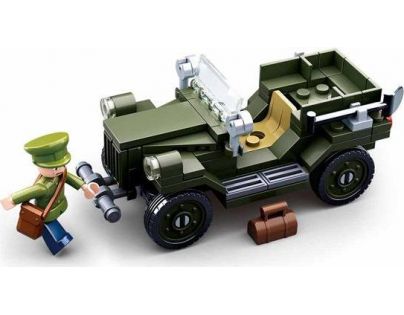 Sluban WWII Vojenský Jeep
