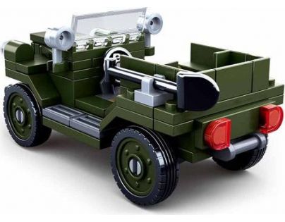 Sluban WWII Vojenský Jeep