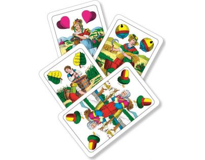 Alltoys Slunečná Mariášové karty dvouhlavé