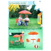 Grand Soleil 800000 - Dětský stoleček se dvěma židličkami a slunečníkem 2