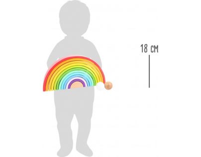 Small Foot Dřevěná skládací duha XL