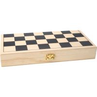 Small Foot Dřevěné hry dřevěné šachy 3
