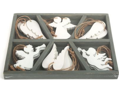 Small Foot Dřevěné vánoční ozdoby anděl