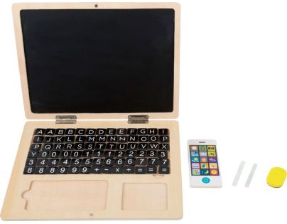 Small Foot Dřevěný notebook magnetický Small Foot Dřevěný notebook magnetický