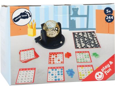 Small Foot Hra Bingo s losovacím bubnem